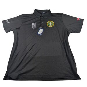 Devon & Jones Polo Mens 3XL Black US Army Veteran Newell Rubbermaid DG20 Shirt